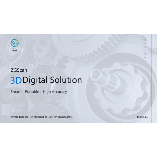 ZGScan Professional 3D Software for High Precision Automotive Parts 3D Scanning 