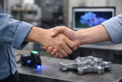 Smart Handheld Blue Laser 3D Scanner